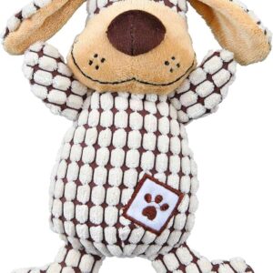TRIXIE Hundespielzeug aus Plüsch - robustes Stofftier für kleine & mittlere Hunde - weiches Plüschtier zum Spielen & Kuscheln - waschbares Spielzeug für Hunde, 26 cm - 35977